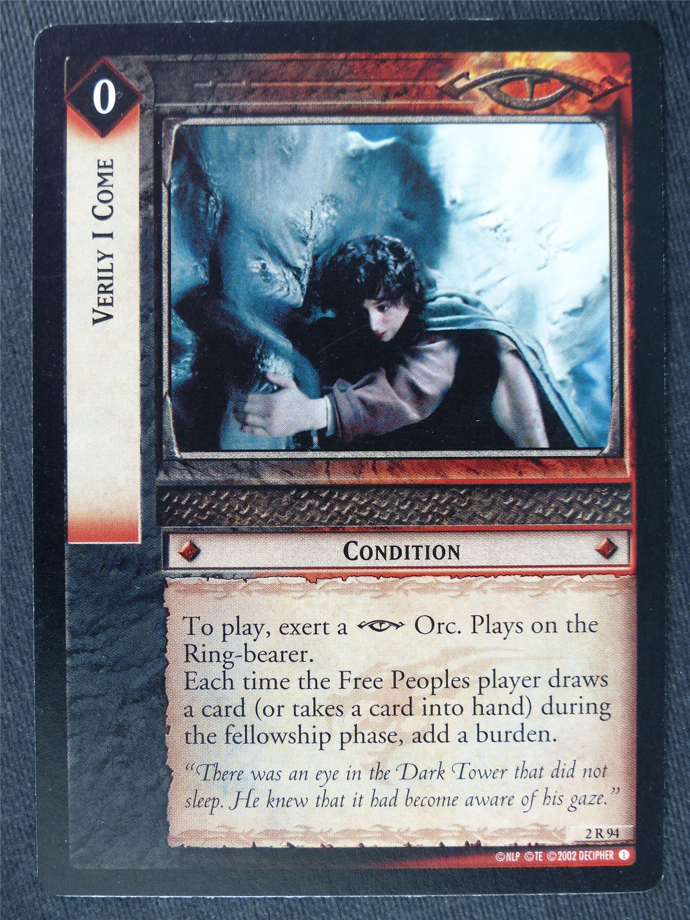 Verily I Come 2 R 94 - LotR Cards #MK