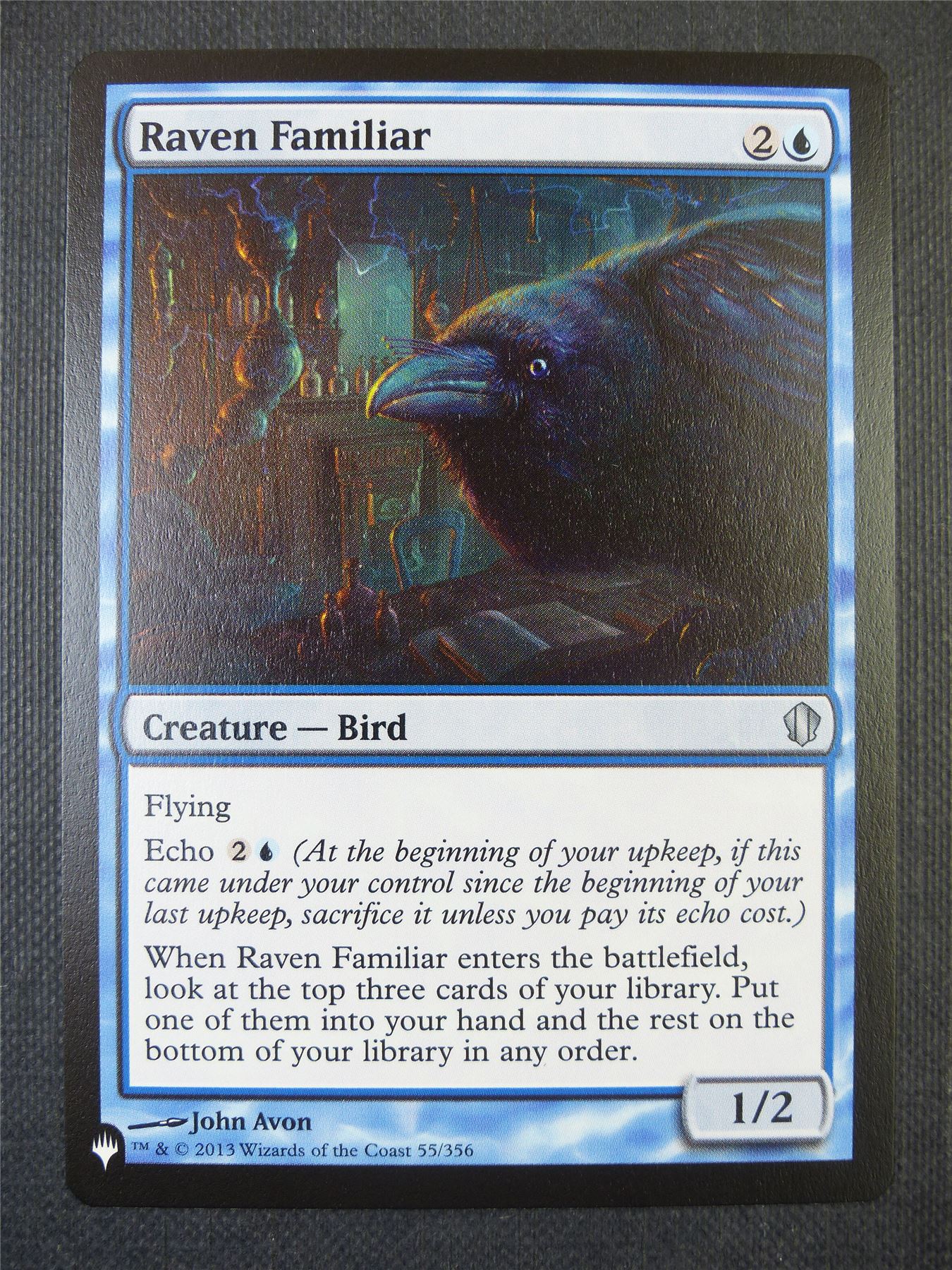 Raven Familiar - The List - Mtg Card #86T