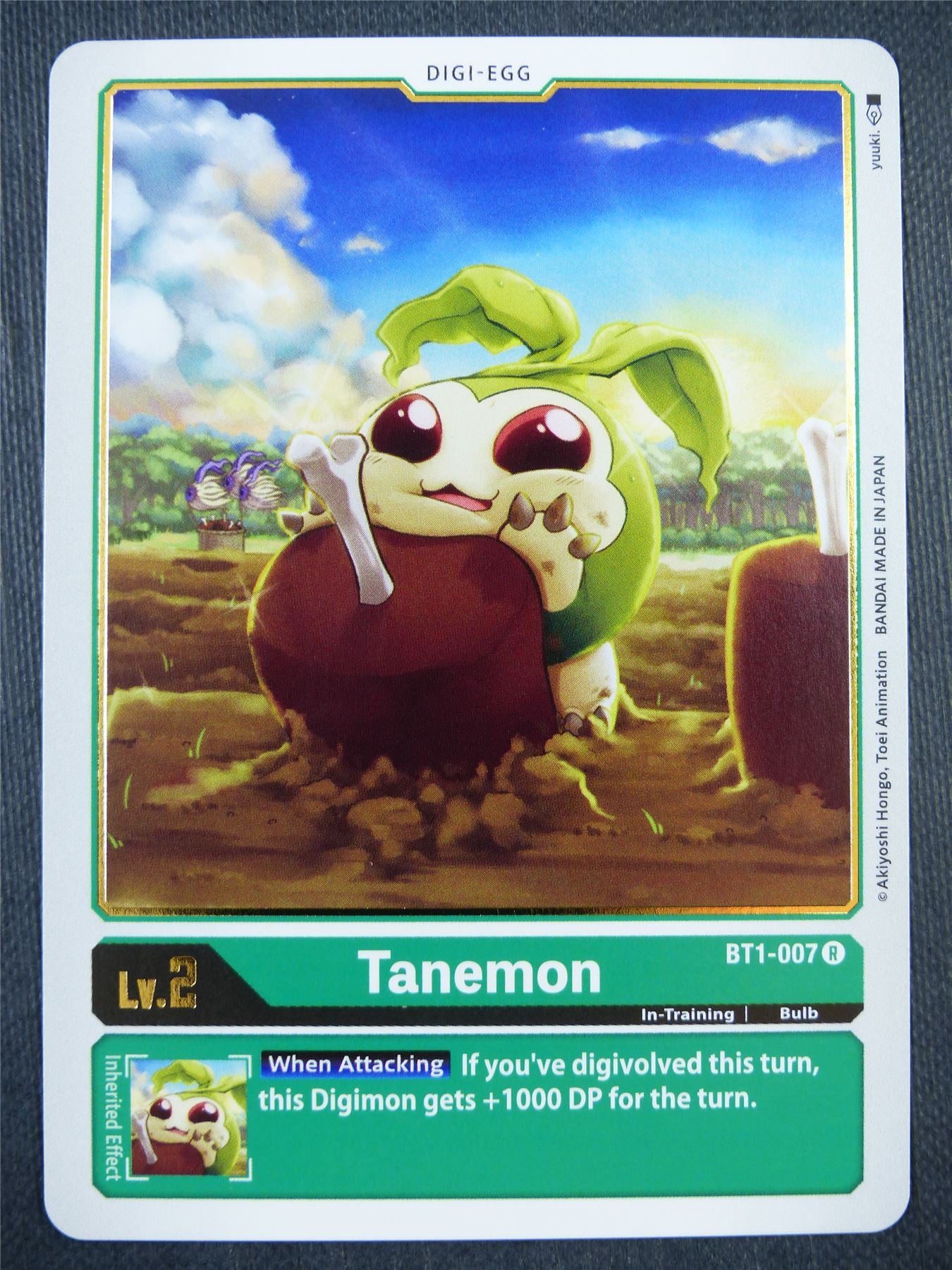 Tanemon BT1-007 R - Digimon Card #9GK