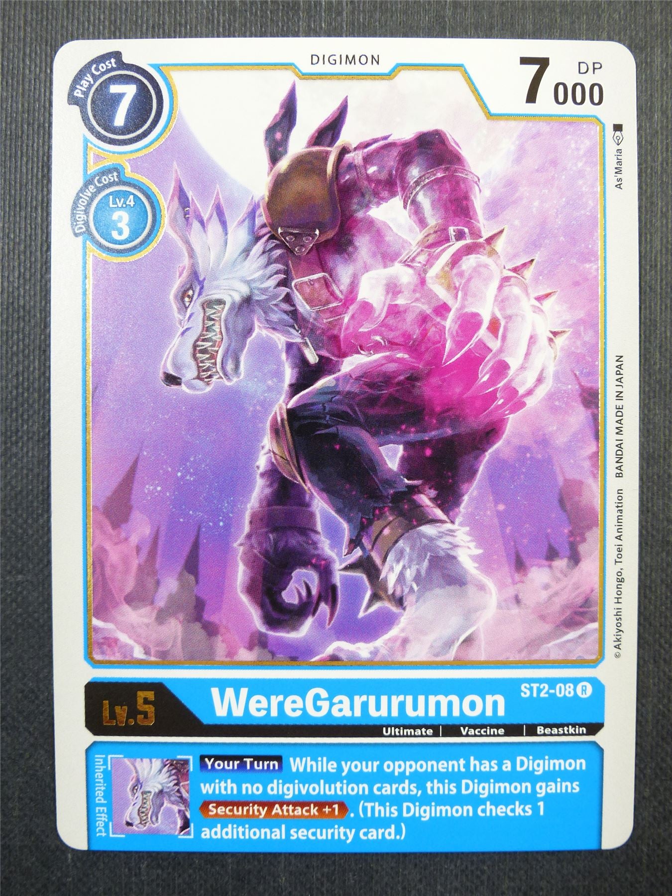 WereGarurumon ST2 R - Digimon Card #449