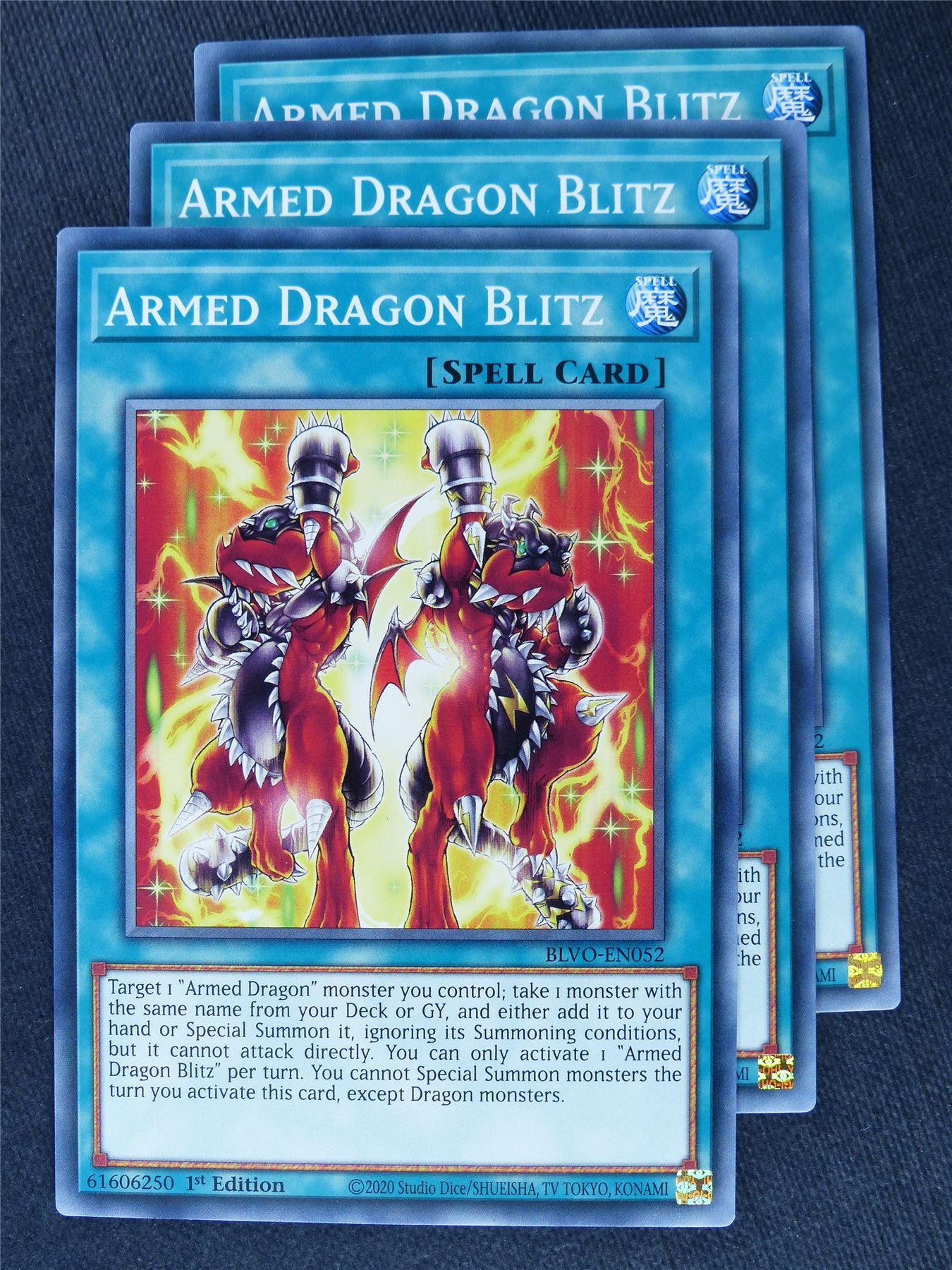 Armed Dragon Blitz x3 - Yugioh Cards #XP