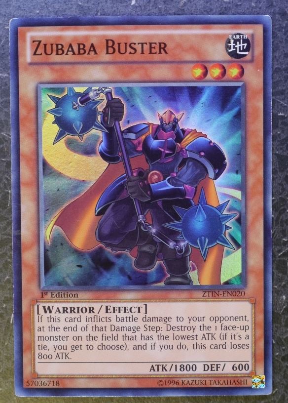 Yugioh Cards:ZUBABA BUSTER ZTIN  SUPER RARE # 2I18