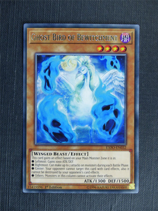 Ghost Bird of Bewitchment EXFO Rare - 1st ed - Yugioh Cards #12C