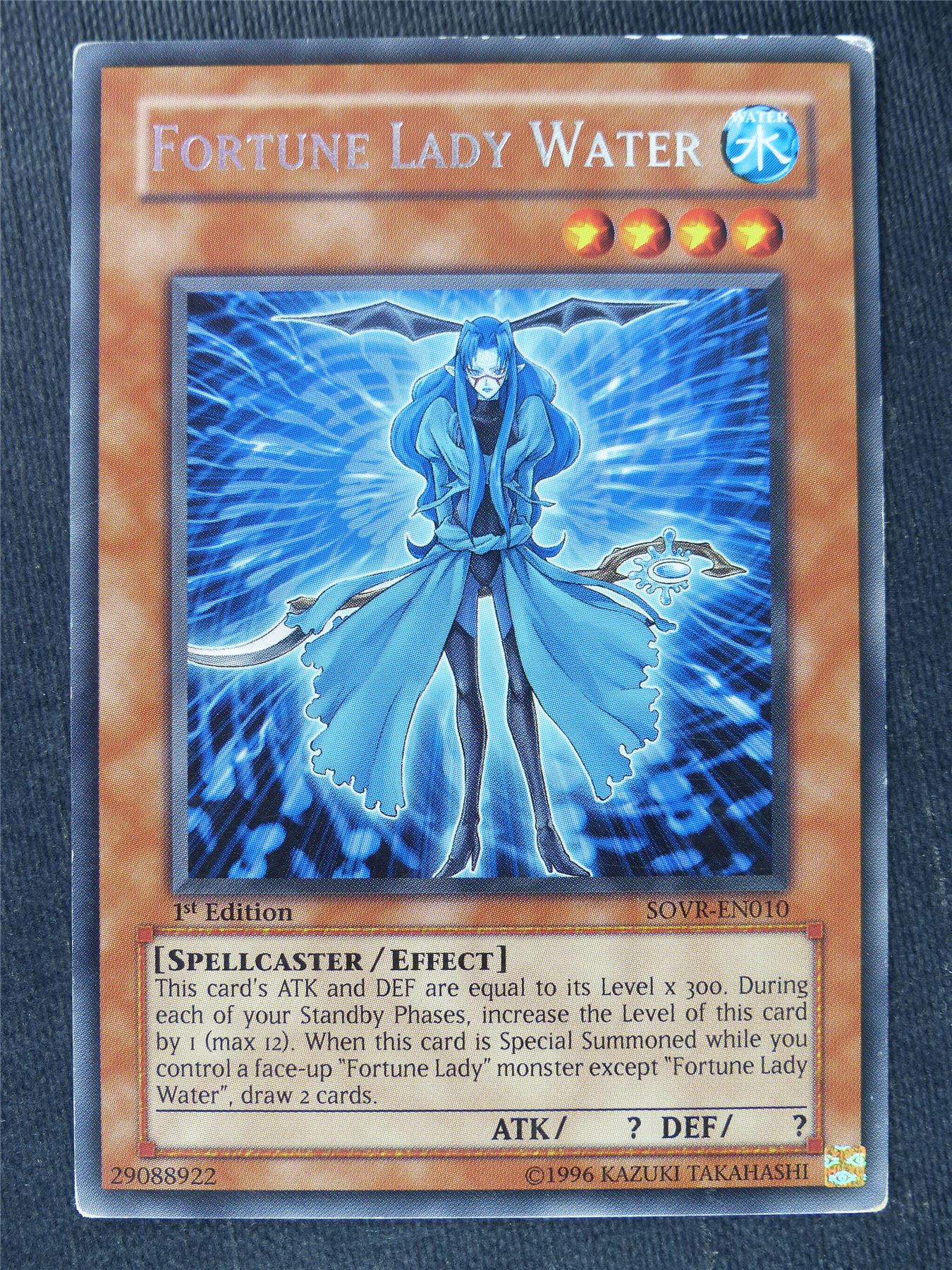 Fortune Lady Water SOVR Rare played - 1st ed - Yugioh Cards #U3