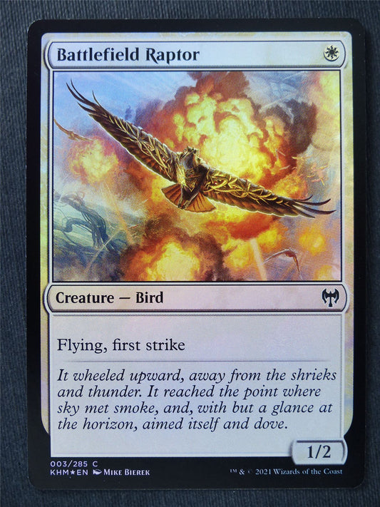 Battlefield Raptor Foil - Mtg Magic Cards #WZ
