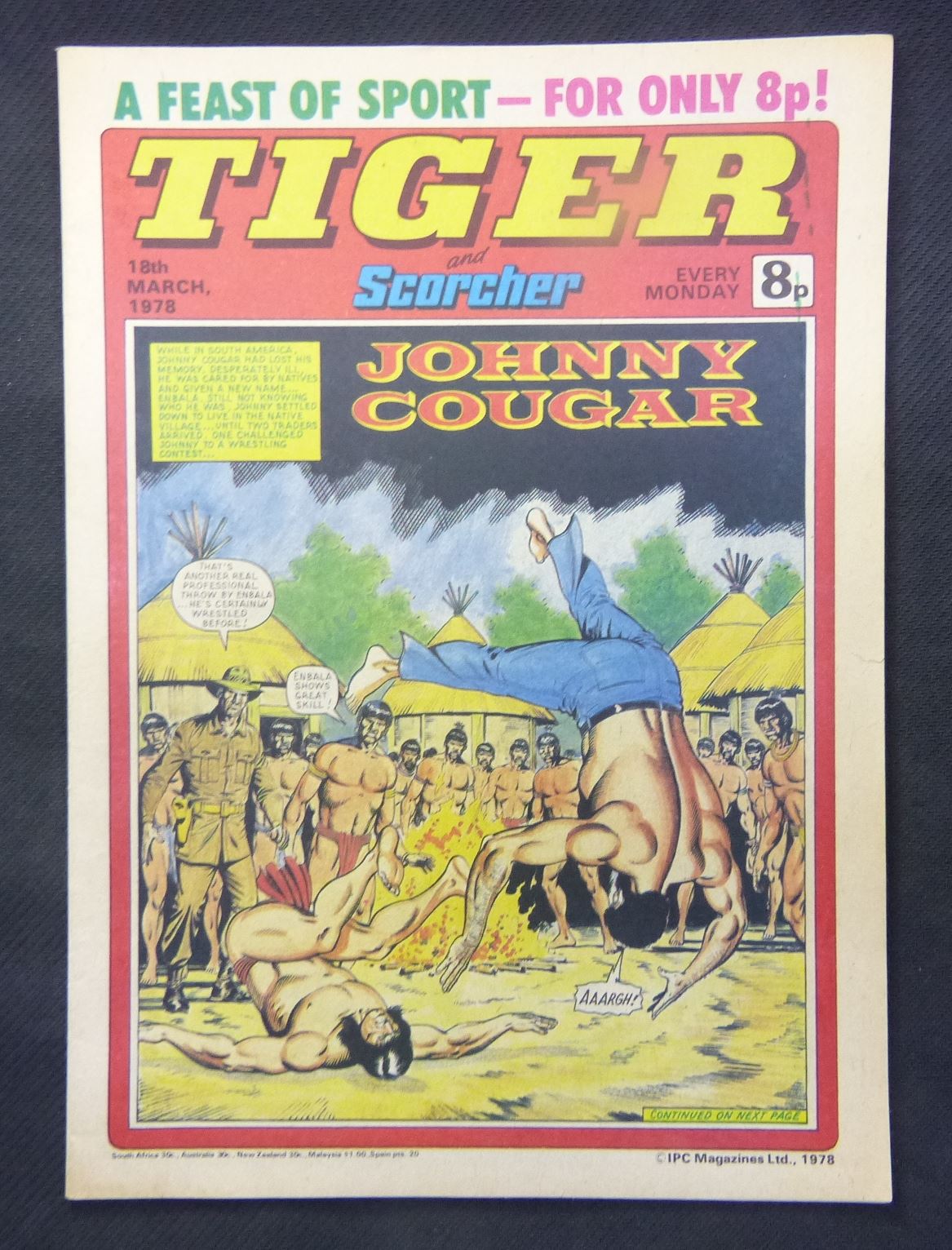 Tiger And Scorcher Comic - 18 Mar 1978 #JC