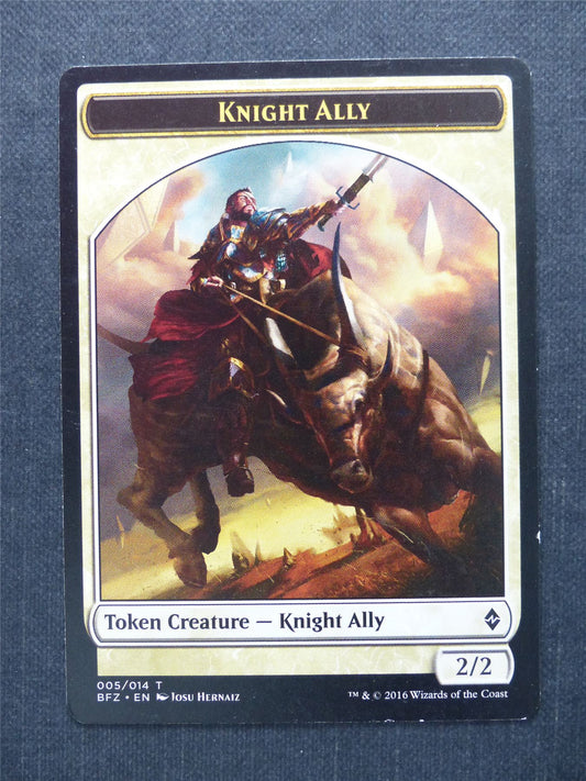 Knight Ally Token - Mtg Magic Card #8Z