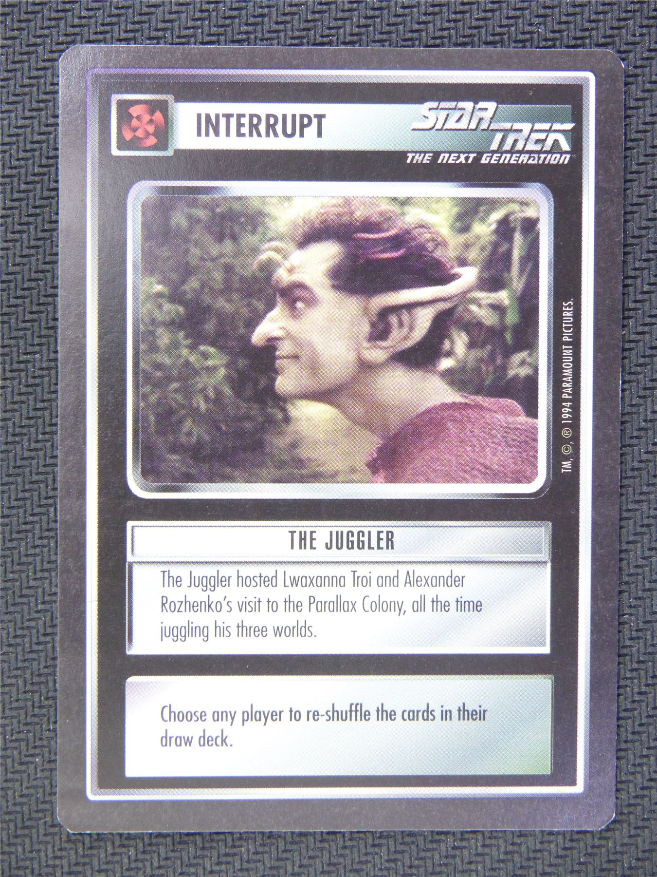 Interrupt The Juggler - Star Trek CCG Next Gen #53H