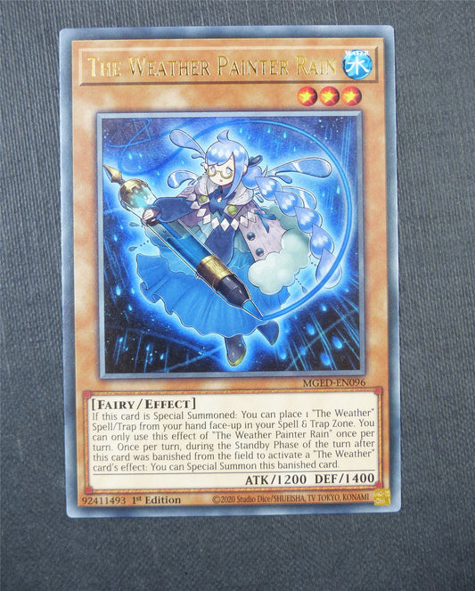 The Weather Paint Rain MGED Rare 1st Ed - Yugioh Card #5DZ