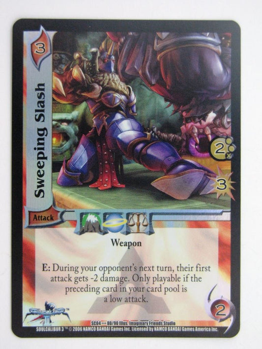 UFS Cards: SWEEPING SLASH 80/90 RARE FOIL # 28G78