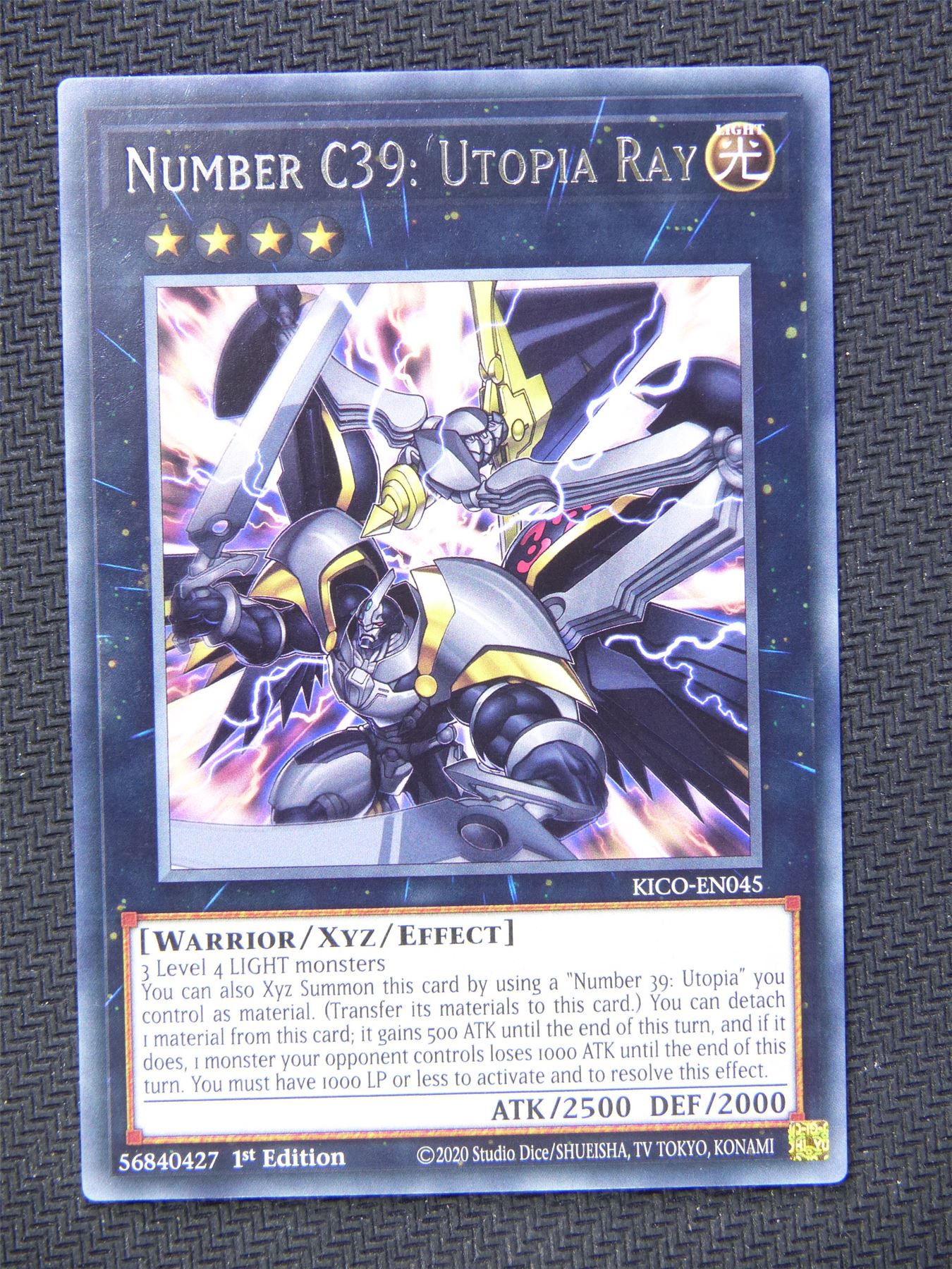 Number C39 Utopia Ray KICO Rare - Yugioh Card #5HJ