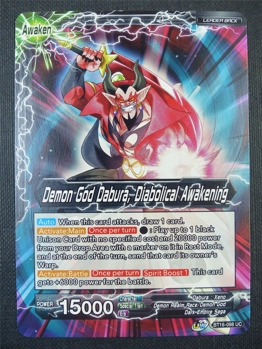 Coercion FoilDemon God Dabura Diabolical Awakening - Dragon Ball Super Card #7Y7
