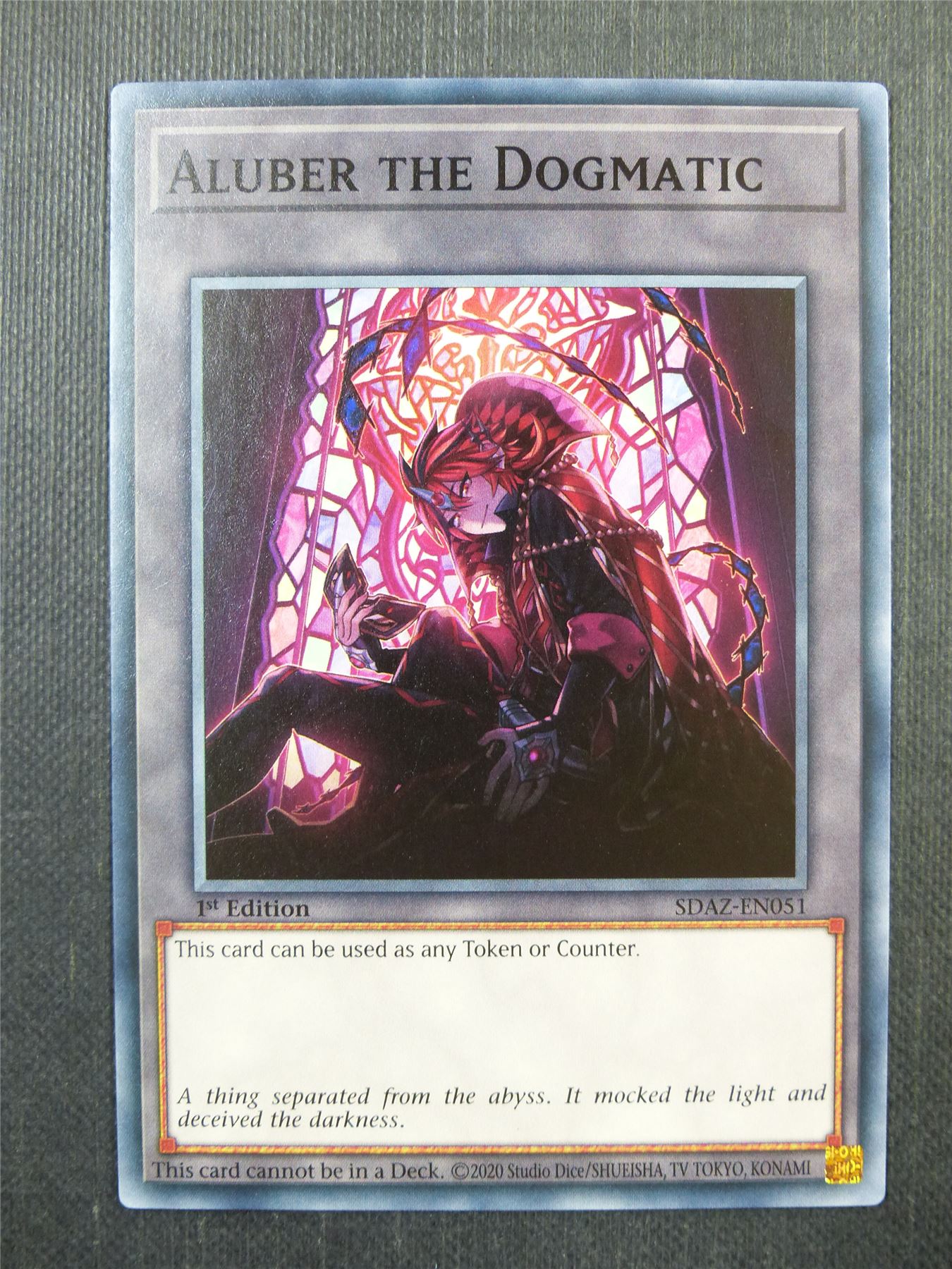 Aluber the Dogmatic Token SDAZ - 1st ed Yugioh Card #405