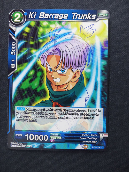 Ki Brrage Trunks - Dragon Ball Super Cards #13T