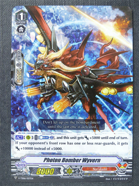 Photon Bomber Wyvern V-TD06 - Vanguard Cards #2A