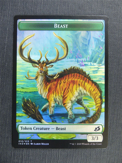 Beast / Human Soldier Token Foil - IKO - Mtg Card