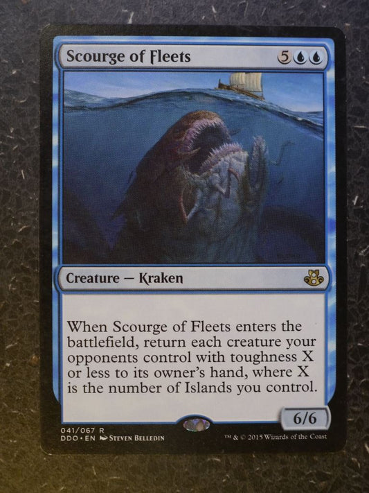 MTG Magic Card: SCOURGE OF FLEETS # 6D12