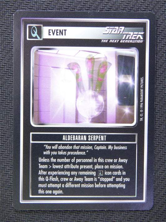 Event Alderbaran Serpent - Star Trek CCG Next Gen #55P