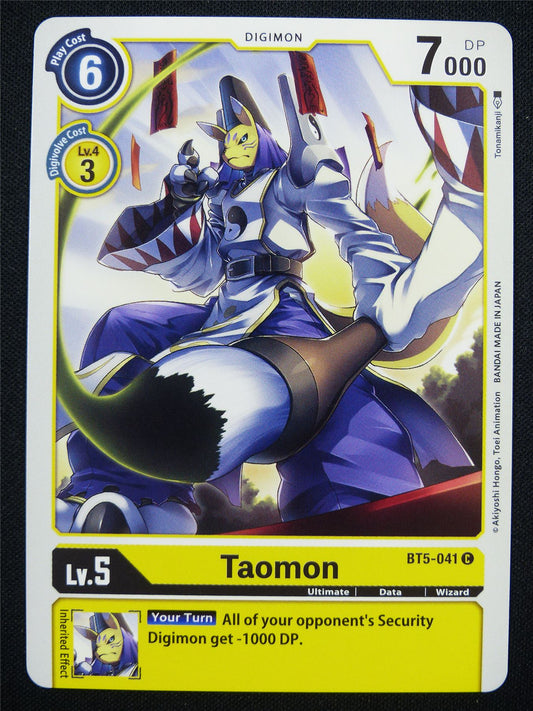 Taomon BT5-041 C - Digimon Card #184