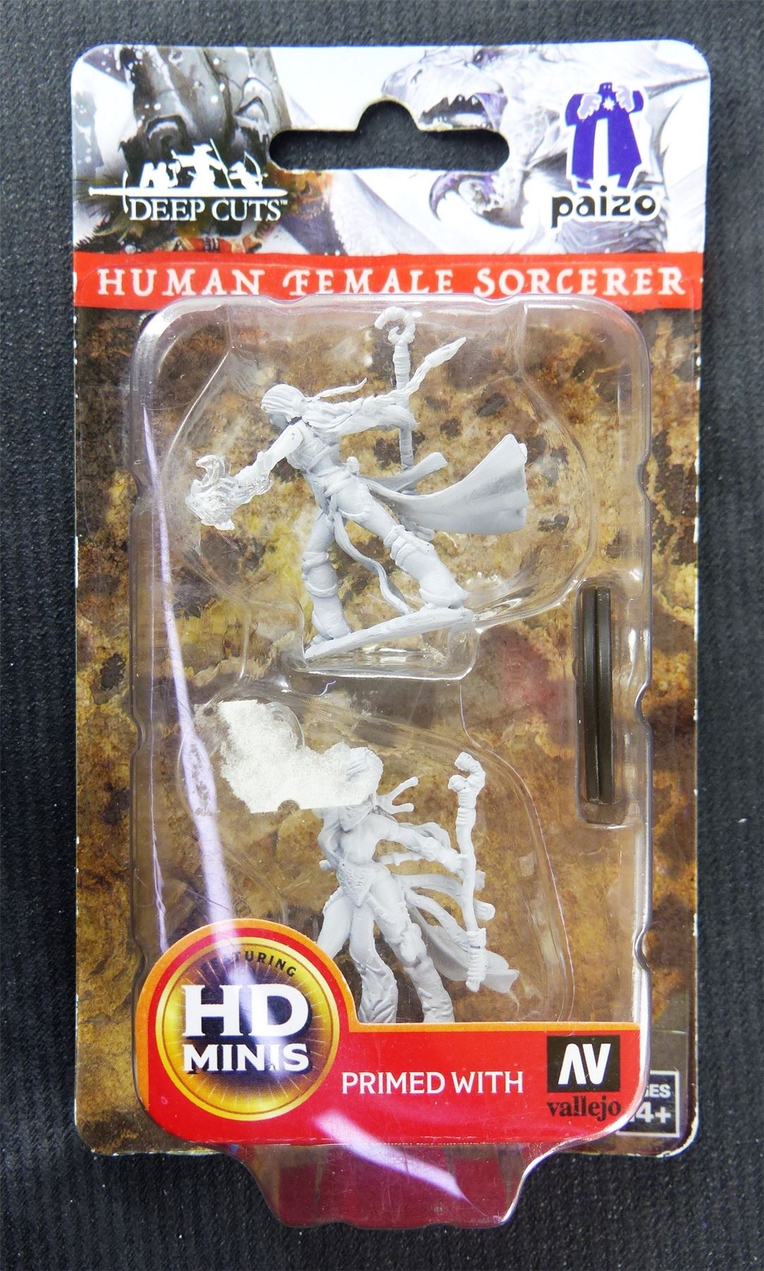 Human Female Sorcerer - Paizo Miniature #W2