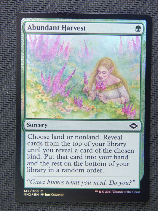 Abundant Harvest Foil - Mtg Card #6MI