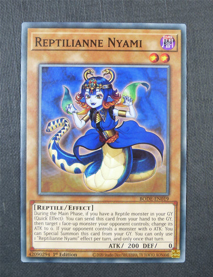 Reptilianne Nyami BODE 1st Ed - Yugioh Card #5GF