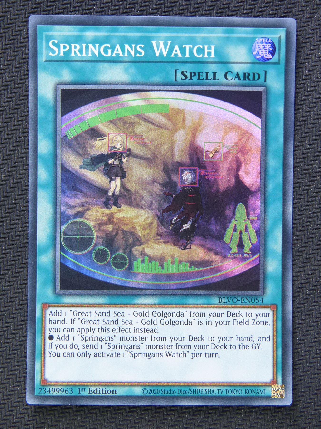 Springans Watch BLVO - Super Rare - Yugioh Card #5WE