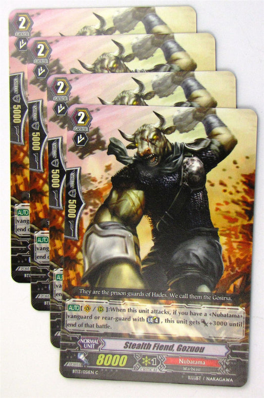 Cardfight!! Vanguard - Stealth Fiend, Gozuou x4 BT13/051EN C