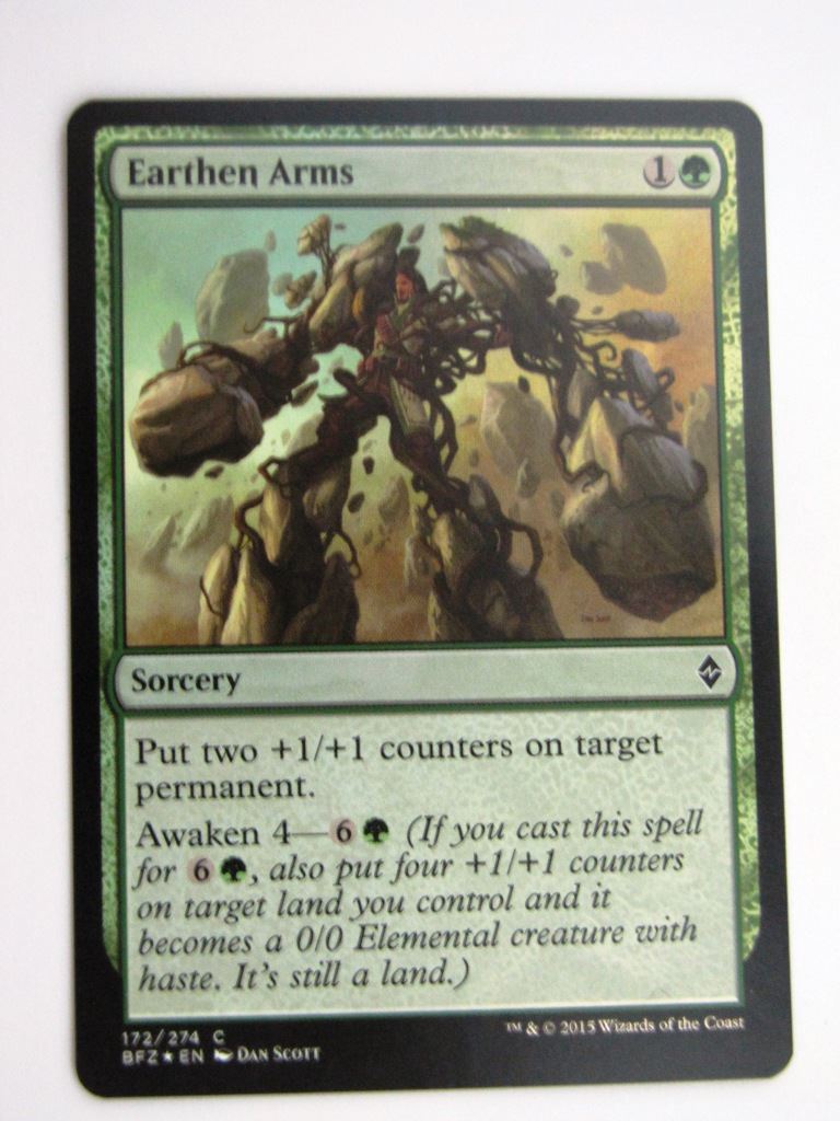 MTG Magic Cards: EARTHEN ARMS FOIL # 36G33