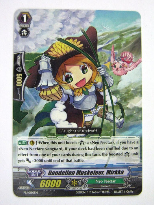 Vanguard Cards: DANDELION MUSKETEER, MIRKKA Promo # 5F58