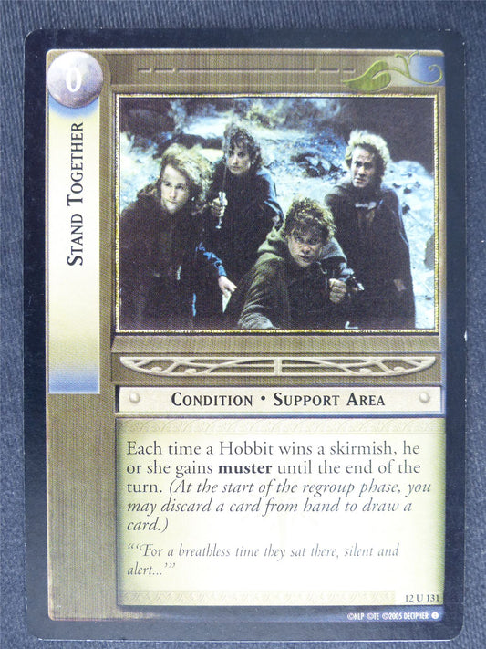 Stand Together 12 U 131 - played - LotR Cards #OZ