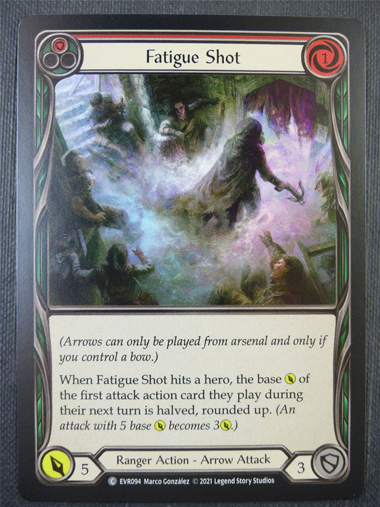 Fatigue Shot Red Foil - 1st ed Everfest - Flesh & Blood Card #6JB