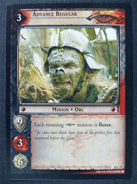 Advance Regular 10 C 77 - LotR Card #3HS