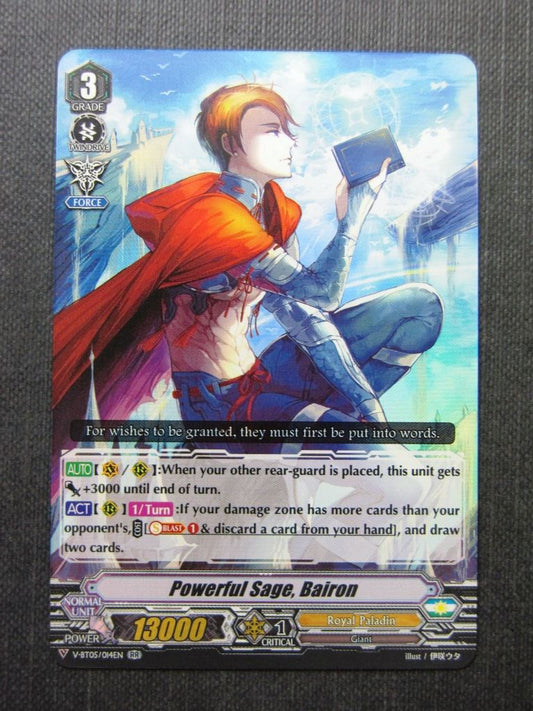 Powerful Mage Bairon V-BT05 RR - Vanguard Cards #3H