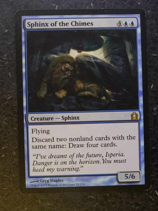 MTG Magic Card: SPHINX OF THE CHIMES # 6D6