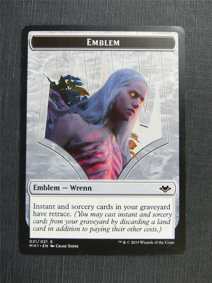 Wrenn Emblem / Illusion - Mtg Magic Token Cards #4OW