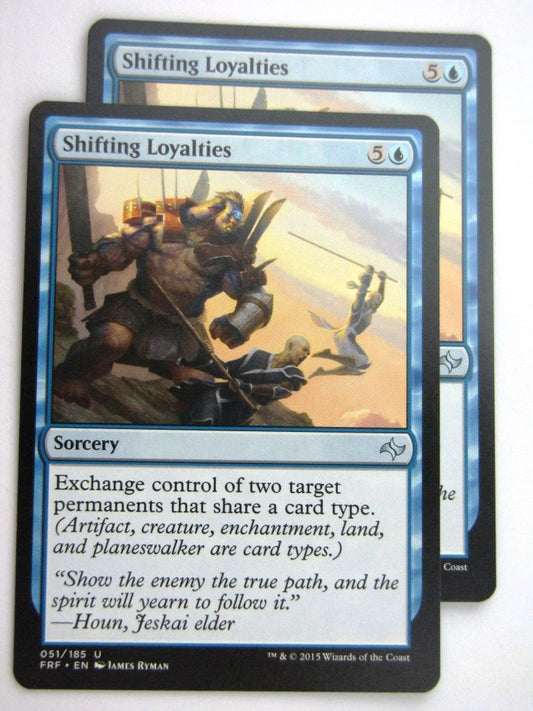 MTG Magic Cards: Fates Reforged: SHIFTING LOYALTIES x2 # E93