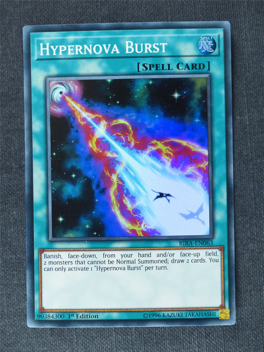 Hypernova Burst RIRA Super Rare - 1st ed - Yugioh Cards #RW