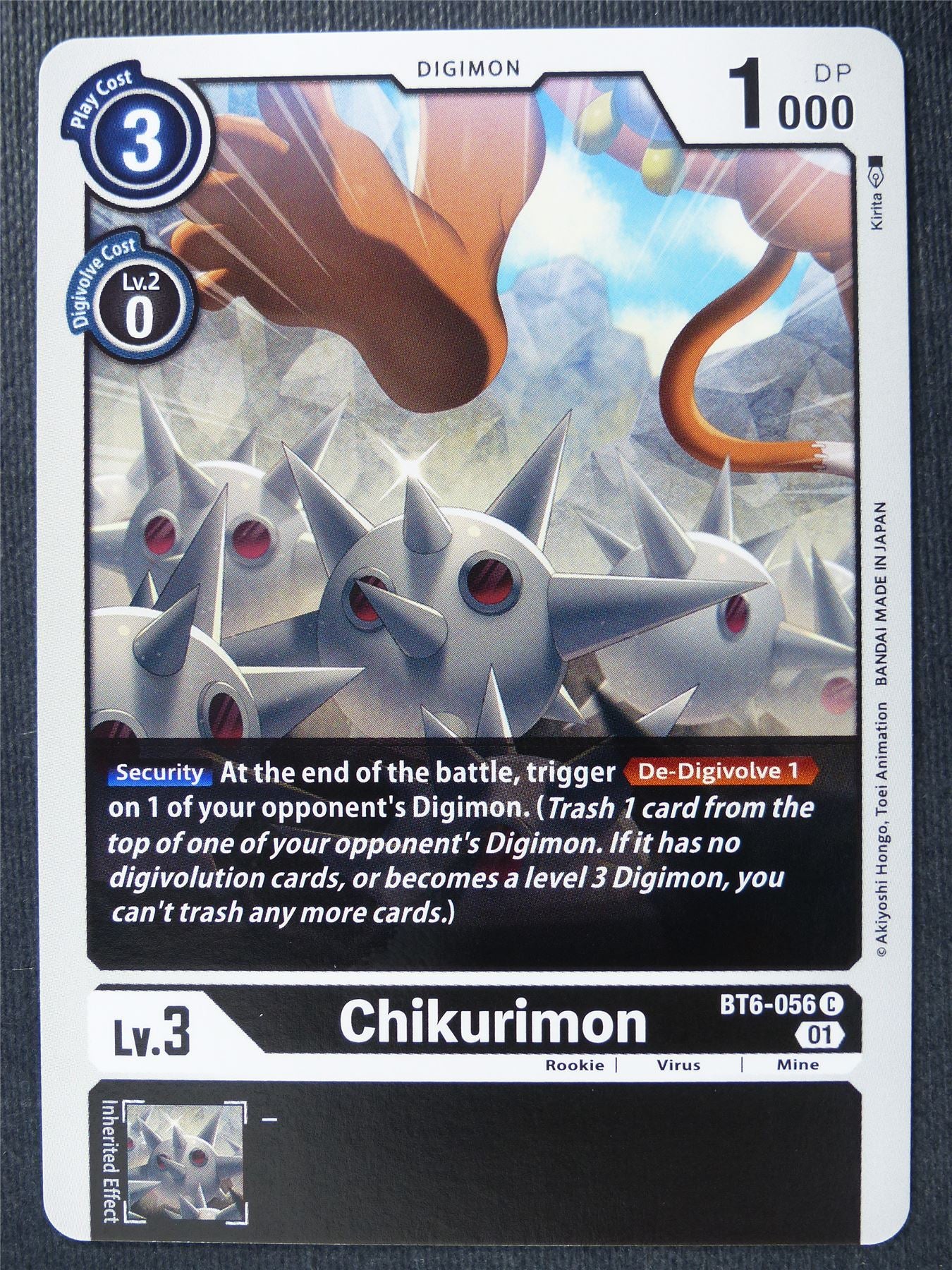 Chikurimon BT6-056 C - Digimon Card #4J4