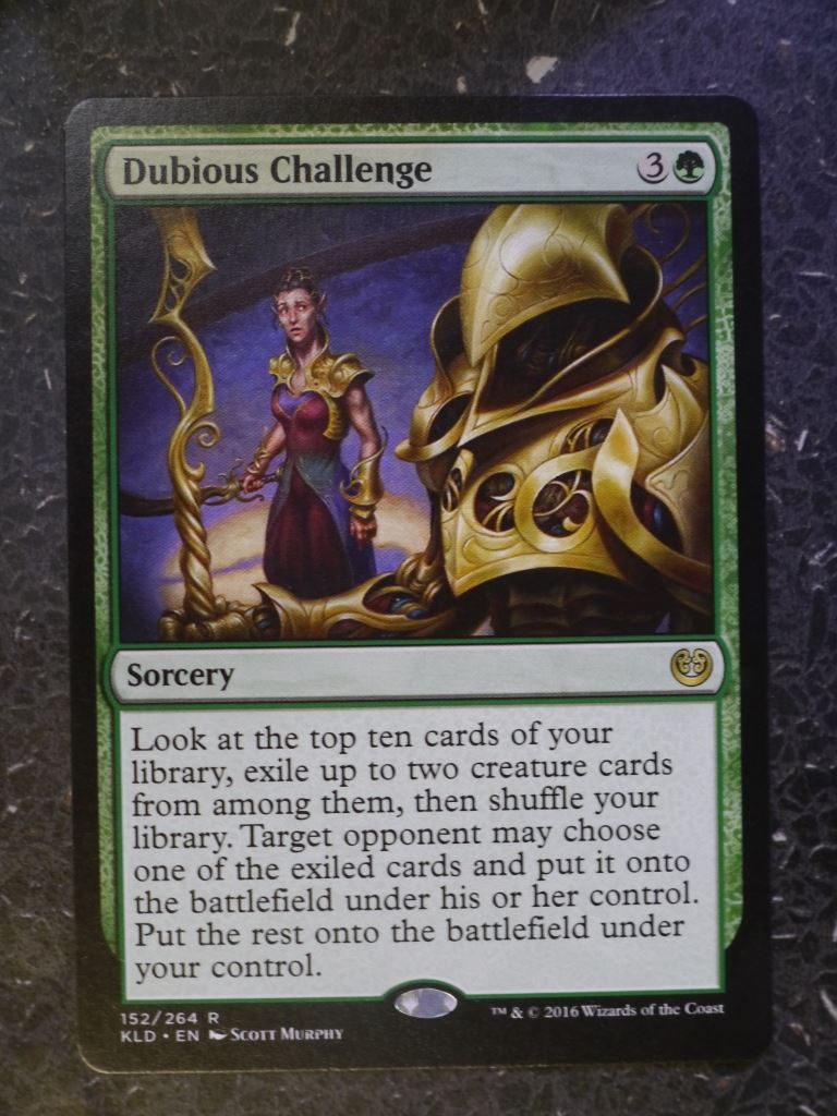 MTG Magic Cards: DUBIOUS CHALLENGE RARE # 6H97