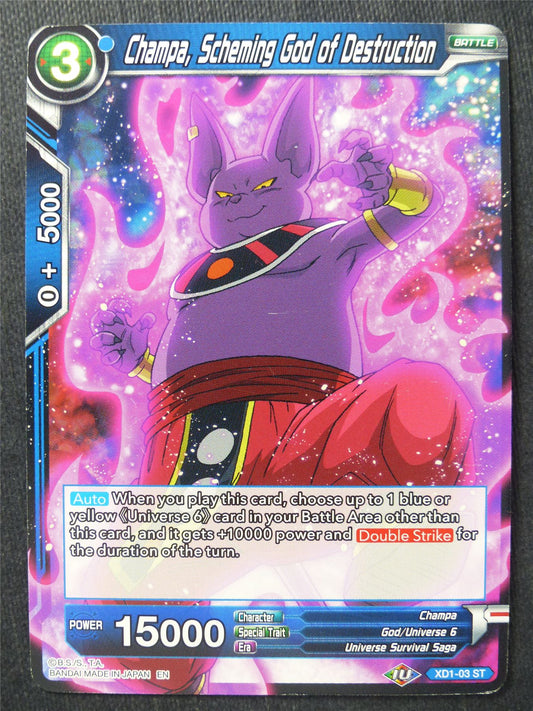 Champa Scheming God of Destruction ST - Dragon Ball Super Cards #KB