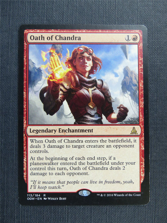 Oath of Chandra - Mtg Magic Cards #481