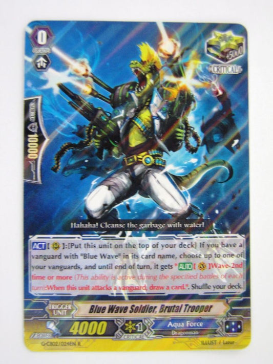 Vanguard Cards: BLUE WAVE SOLDIER, BRUTAL TROOPER G-CB02 R # 4A56