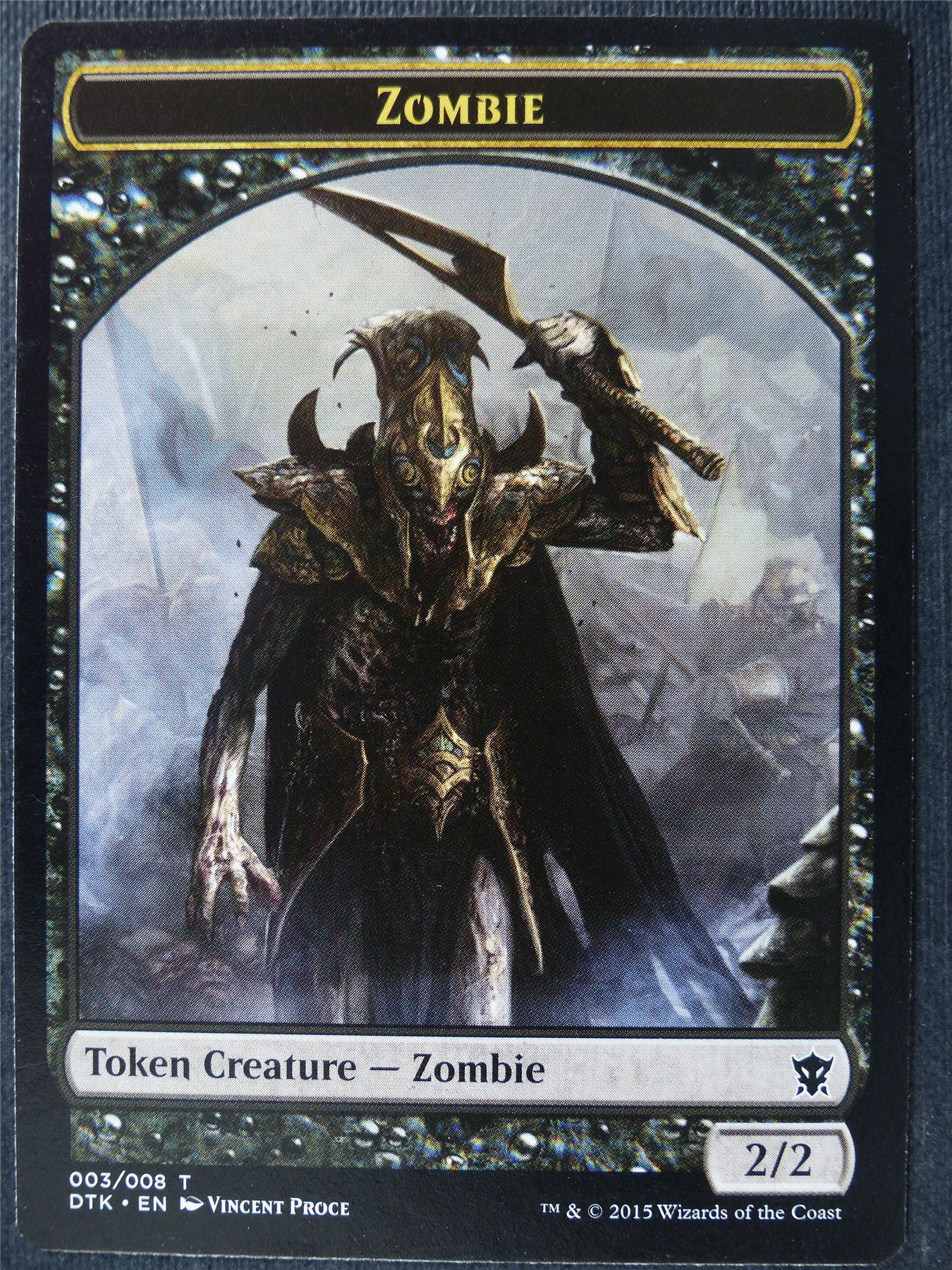 Zombie Token - Mtg Card #3UH