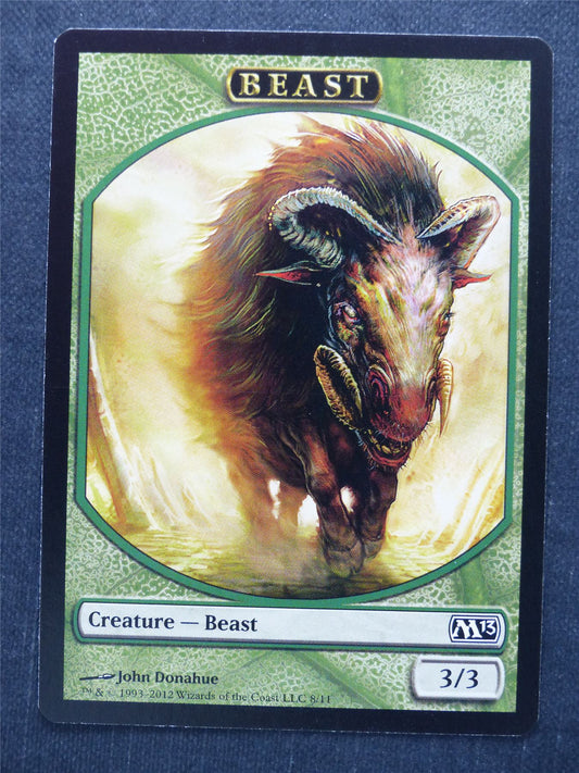 Beast Token - Mtg Magic Card #AJ
