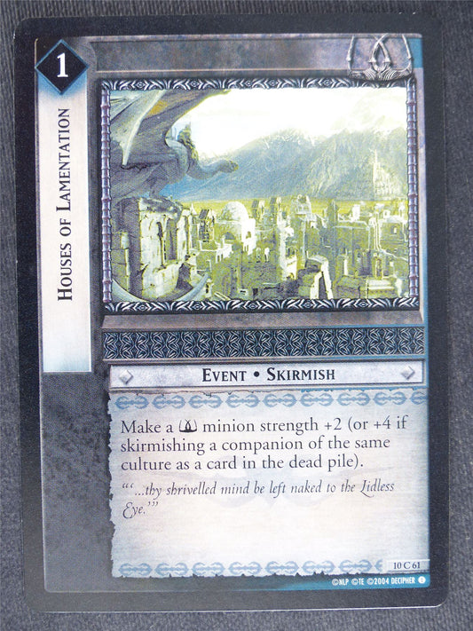 Houses of Lamentation 10 C 61 - played - LotR Cards #RL