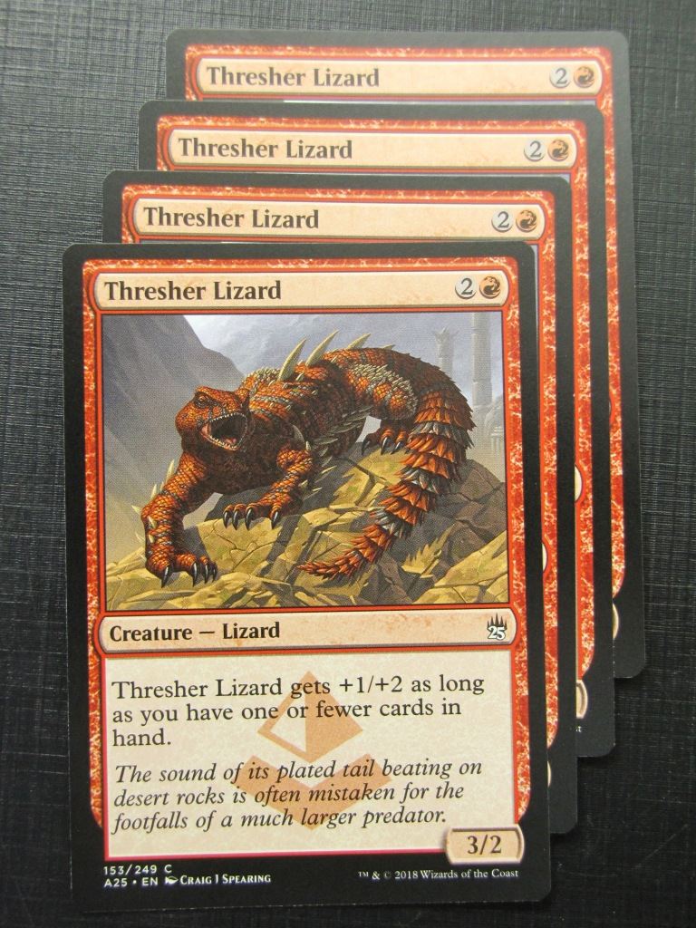 Thresher Lizard x4 - Masters 25 - Mtg Card # 10B24