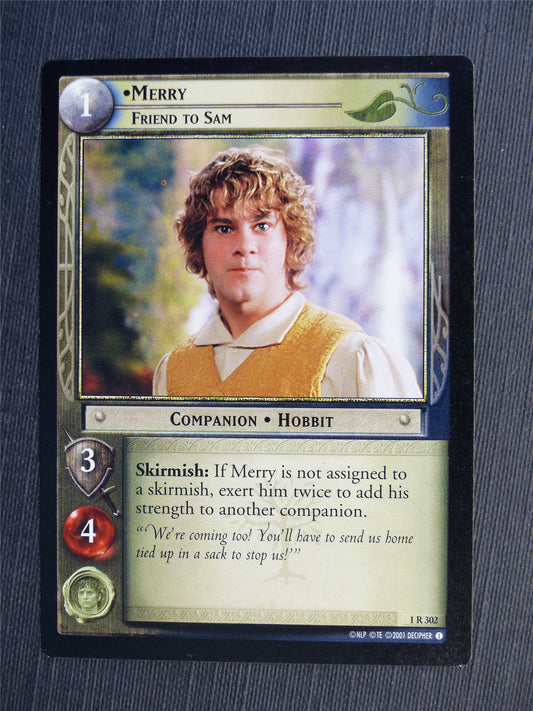 Merry 1 R 302 - LotR Cards #65S