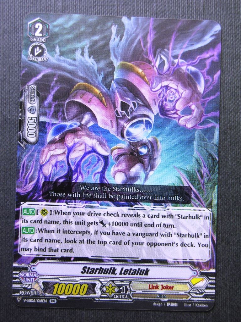 Starhulk Letaluk V-EB06 RR - Vanguard Cards #NC