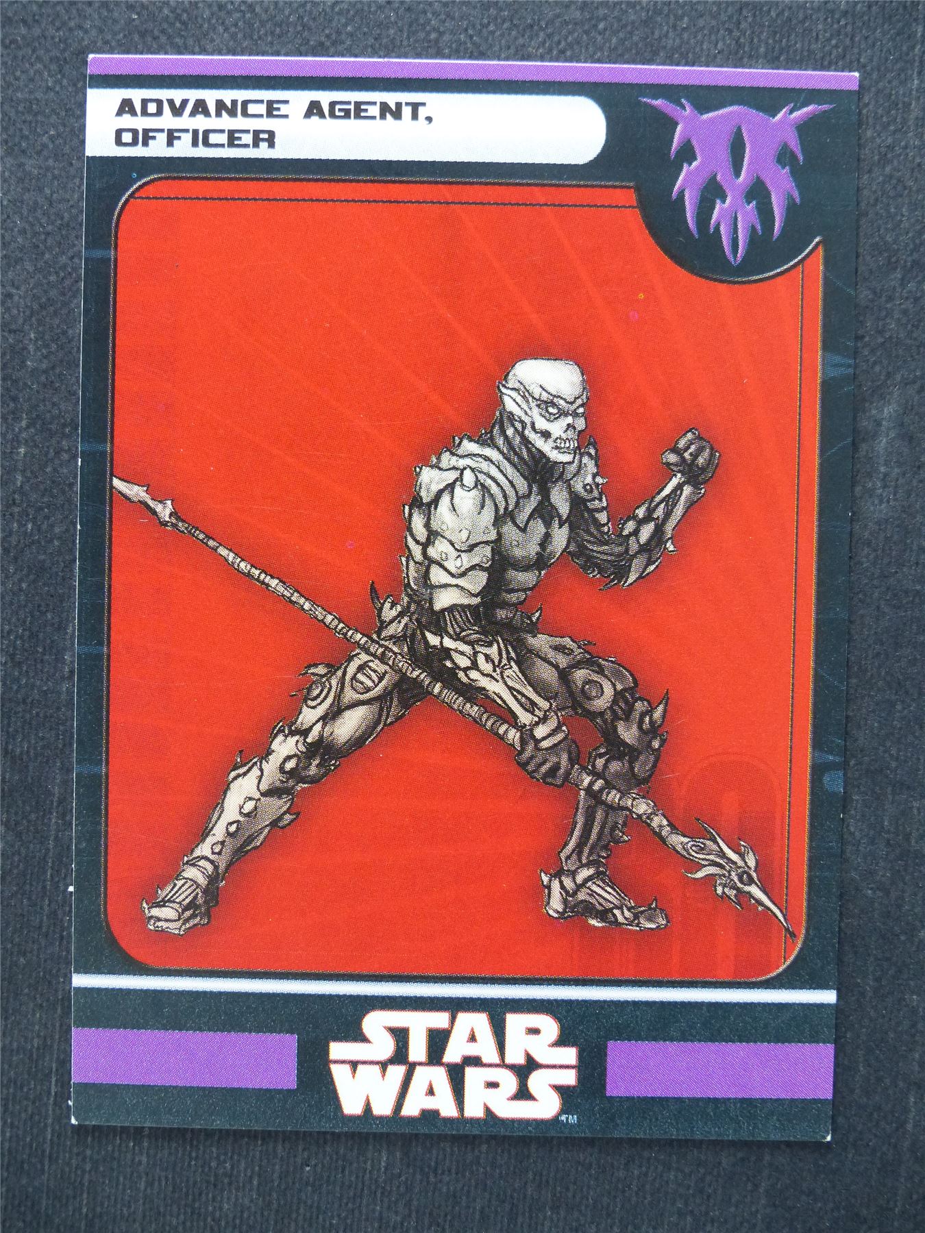 Advance Agent Officer 58/60 - Star Wars Miniatures Spare Cards #B4